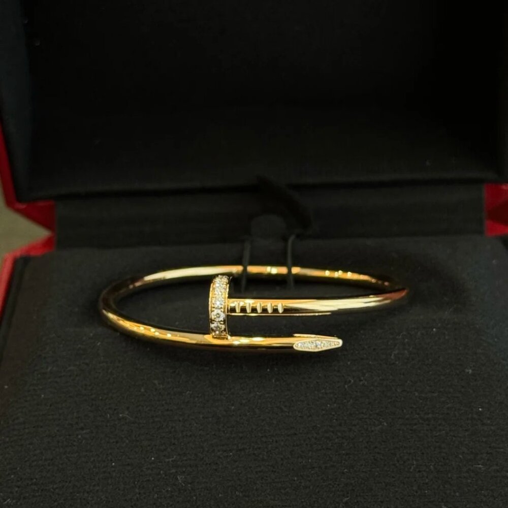 Cartier nail bracelet in yellow gold